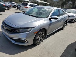 Salvage cars for sale at Savannah, GA auction: 2019 Honda Civic LX