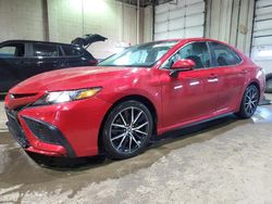 Salvage cars for sale at Woodhaven, MI auction: 2021 Toyota Camry SE