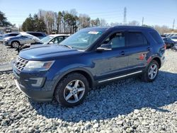 Salvage cars for sale at Mebane, NC auction: 2016 Ford Explorer XLT