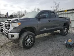 Salvage cars for sale at Walton, KY auction: 2014 Toyota Tundra Double Cab SR