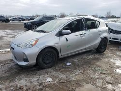 Salvage cars for sale from Copart London, ON: 2012 Toyota Prius C