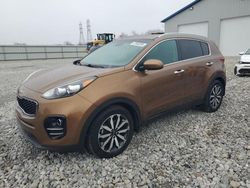 Salvage cars for sale at Barberton, OH auction: 2017 KIA Sportage EX