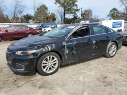 Chevrolet salvage cars for sale: 2017 Chevrolet Malibu LT