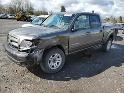 Salvage trucks for sale at Portland, OR auction: 2004 Toyota Tundra Double Cab Limited