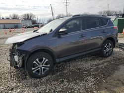 Salvage cars for sale at Columbus, OH auction: 2018 Toyota Rav4 LE