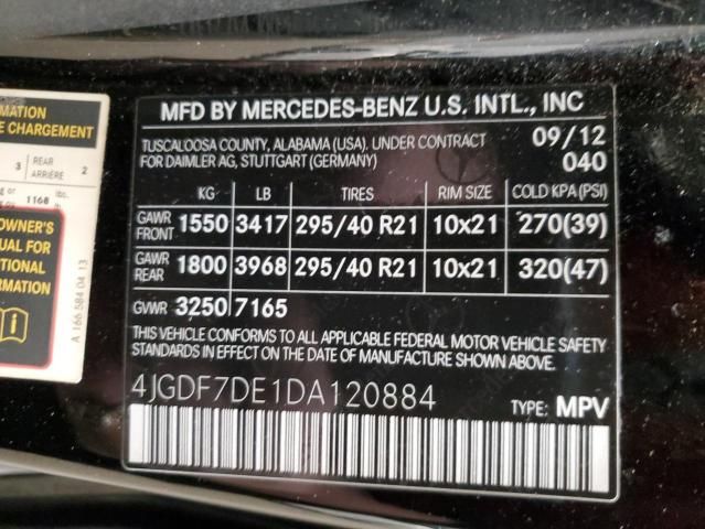 2013 Mercedes-Benz GL 550 4matic