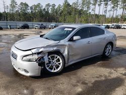 Salvage cars for sale at Harleyville, SC auction: 2012 Nissan Maxima S