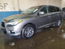 Salvage cars for sale at Woodhaven, MI auction: 2018 Infiniti QX60