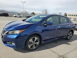 Salvage cars for sale at Littleton, CO auction: 2019 Nissan Leaf S Plus