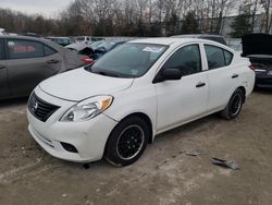 Salvage cars for sale at North Billerica, MA auction: 2014 Nissan Versa S