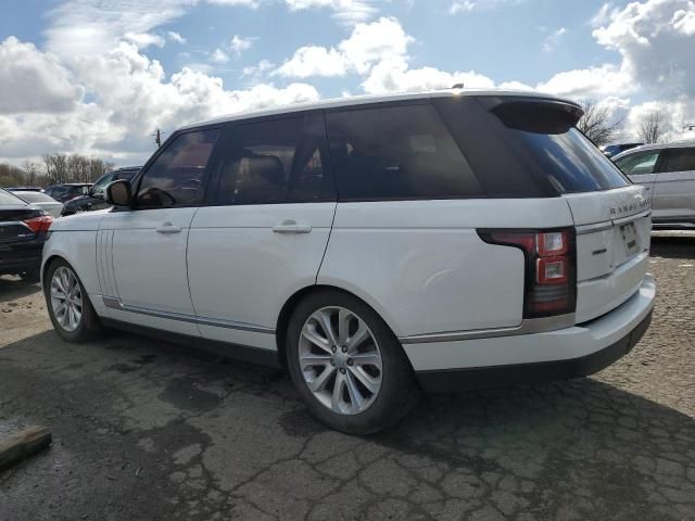 2016 Land Rover Range Rover HSE