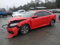 Salvage cars for sale from Copart Savannah, GA: 2018 Honda Civic EX