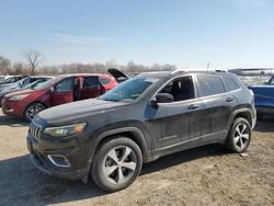 Salvage cars for sale at Des Moines, IA auction: 2019 Jeep Cherokee Limited