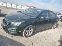 Carros salvage a la venta en subasta: 2015 Chevrolet Cruze LT