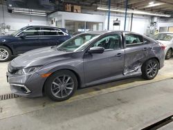 Salvage cars for sale at Wheeling, IL auction: 2019 Honda Civic EX