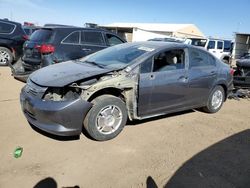 Salvage cars for sale at Brighton, CO auction: 2012 Honda Civic HF