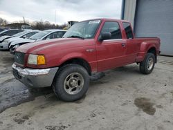 Salvage cars for sale at Duryea, PA auction: 2003 Ford Ranger Super Cab