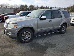 Salvage cars for sale at Exeter, RI auction: 2008 Ford Explorer Limited