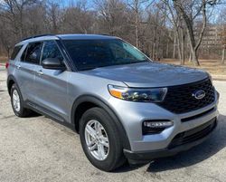 Salvage cars for sale at Pennsburg, PA auction: 2022 Ford Explorer XLT