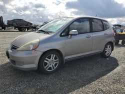 Salvage cars for sale at Antelope, CA auction: 2007 Honda FIT