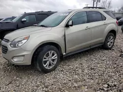 Chevrolet salvage cars for sale: 2016 Chevrolet Equinox LT