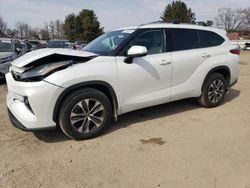 Salvage cars for sale at Finksburg, MD auction: 2022 Toyota Highlander XLE