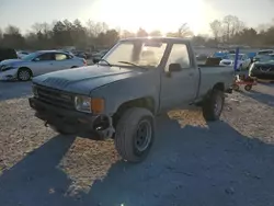 Salvage trucks for sale at Madisonville, TN auction: 1987 Toyota Pickup RN63 STD