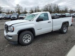 Salvage cars for sale at Portland, OR auction: 2018 GMC Sierra C1500