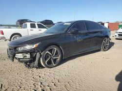 Salvage cars for sale at Homestead, FL auction: 2018 Honda Accord Sport