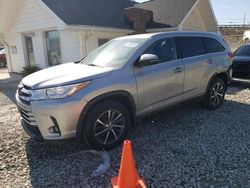 Salvage cars for sale at Northfield, OH auction: 2019 Toyota Highlander SE