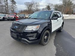 Salvage cars for sale at North Billerica, MA auction: 2019 Ford Explorer Police Interceptor