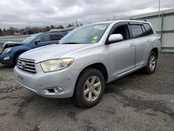 Salvage cars for sale at Pennsburg, PA auction: 2010 Toyota Highlander SE