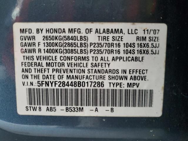 2008 Honda Pilot EX