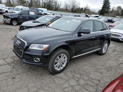 Salvage cars for sale at Portland, OR auction: 2016 Audi Q5 Premium Plus