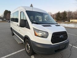 Salvage cars for sale at North Billerica, MA auction: 2015 Ford Transit T-350