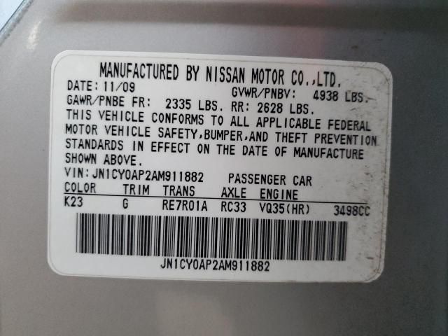 2010 Infiniti M35 Base