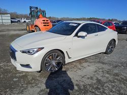 Salvage cars for sale at Assonet, MA auction: 2018 Infiniti Q60 Luxe 300