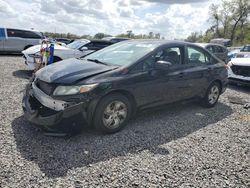 Salvage cars for sale at Riverview, FL auction: 2015 Honda Civic LX