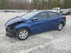 Salvage cars for sale at Gainesville, GA auction: 2016 Hyundai Elantra SE