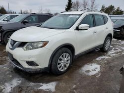 Salvage cars for sale from Copart Ontario Auction, ON: 2015 Nissan Rogue S