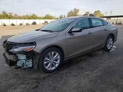 Salvage cars for sale at Fresno, CA auction: 2024 Chevrolet Malibu LT