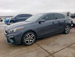 Salvage cars for sale at Grand Prairie, TX auction: 2019 KIA Forte EX