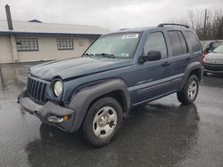 Salvage cars for sale at Grantville, PA auction: 2002 Jeep Liberty Sport