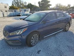 Salvage cars for sale at Opa Locka, FL auction: 2016 Hyundai Sonata Sport