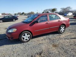 Salvage cars for sale at San Diego, CA auction: 2005 Toyota Corolla CE