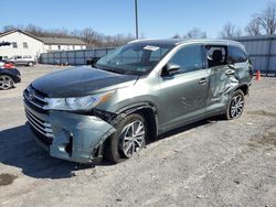 Toyota salvage cars for sale: 2019 Toyota Highlander SE