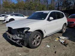 Salvage cars for sale at Waldorf, MD auction: 2021 BMW X3 XDRIVE30I