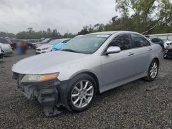 Salvage cars for sale at Riverview, FL auction: 2007 Acura TSX