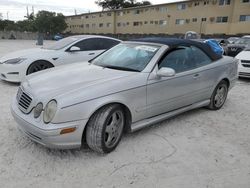 Salvage cars for sale at Opa Locka, FL auction: 2001 Mercedes-Benz CLK 430