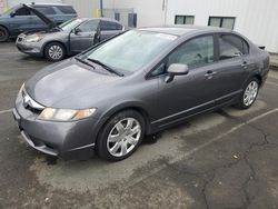 Salvage cars for sale at Vallejo, CA auction: 2010 Honda Civic LX